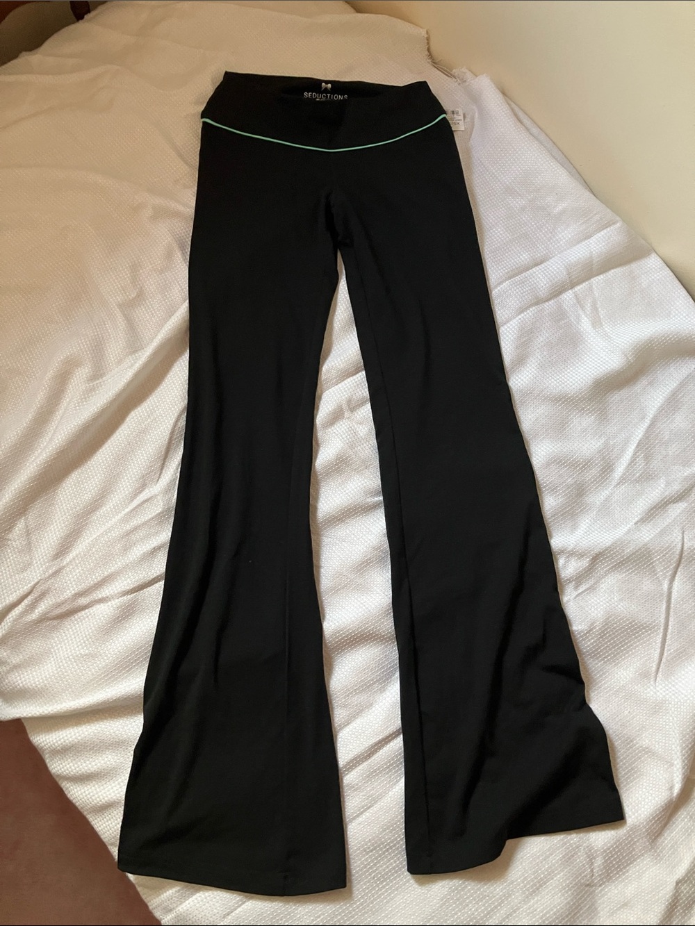 Y2K Black Flare Yoga Pants